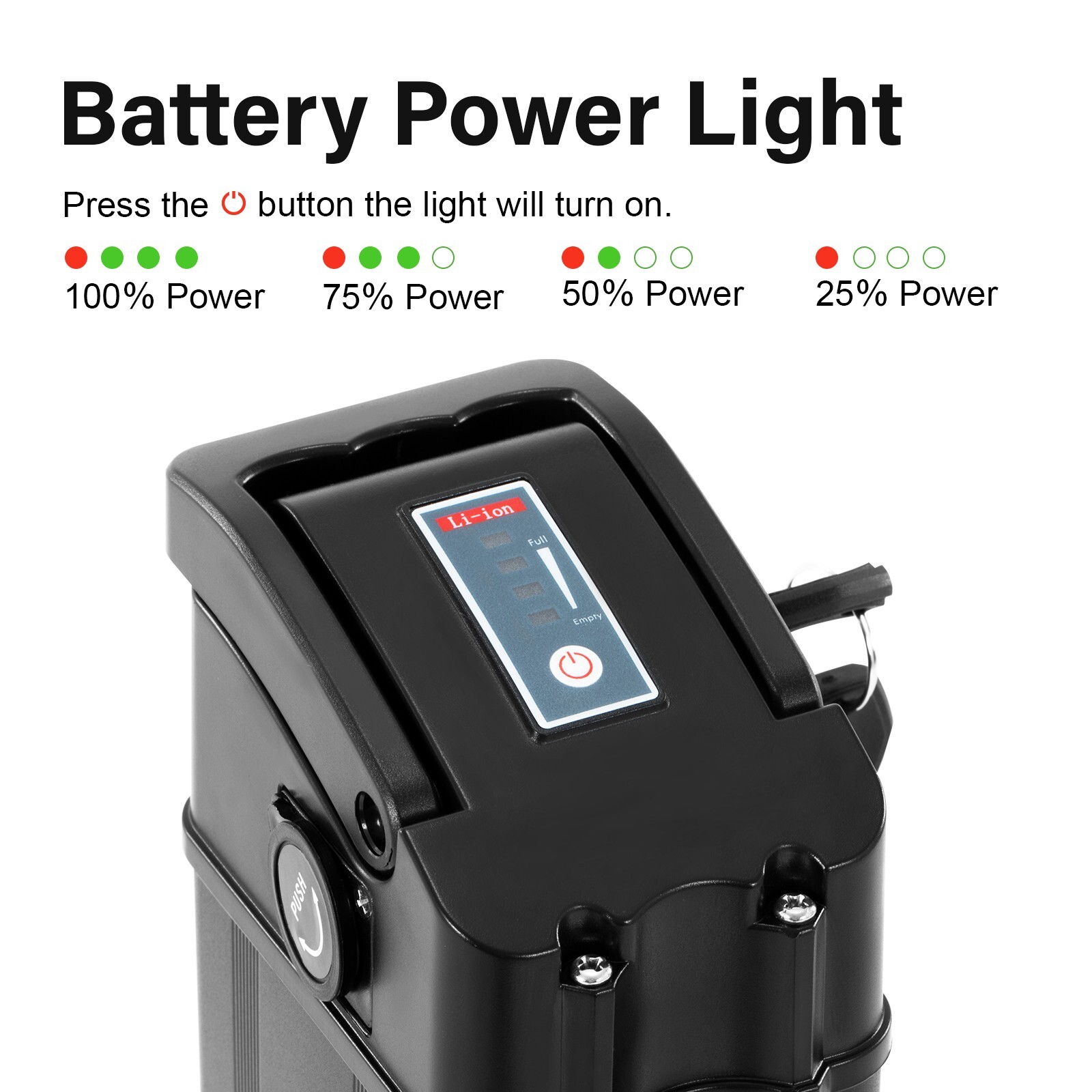 Heybike Battery 36V 48V 13Ah for Cityscape Mars Ebike Battery Replacement