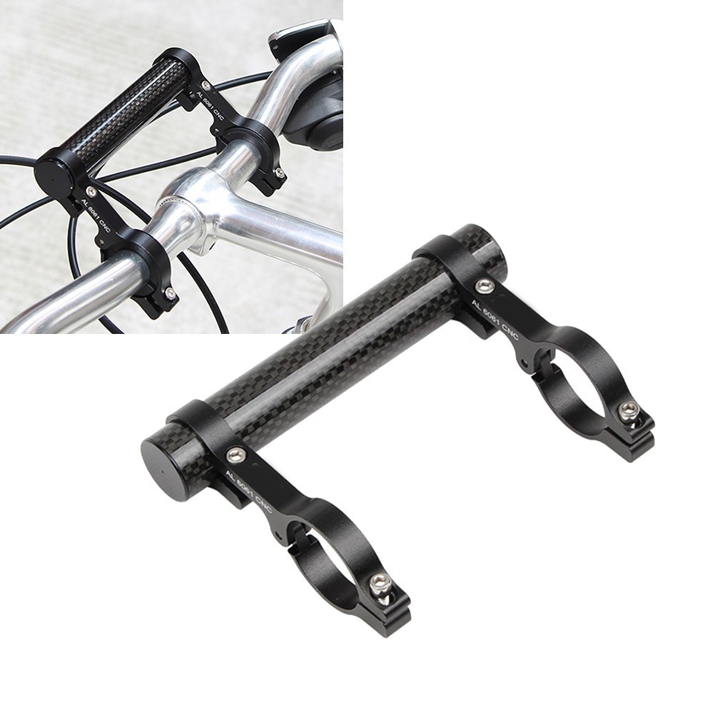 Mountain Bike Handlebars Extensions Extender Cycling Double Clamp