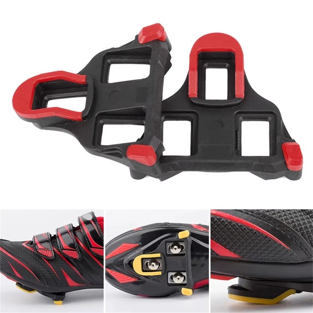 SPD-SL Road Bike Cleats Pedal Plates for Shimano Cycling Shoes Float Self-Lockin