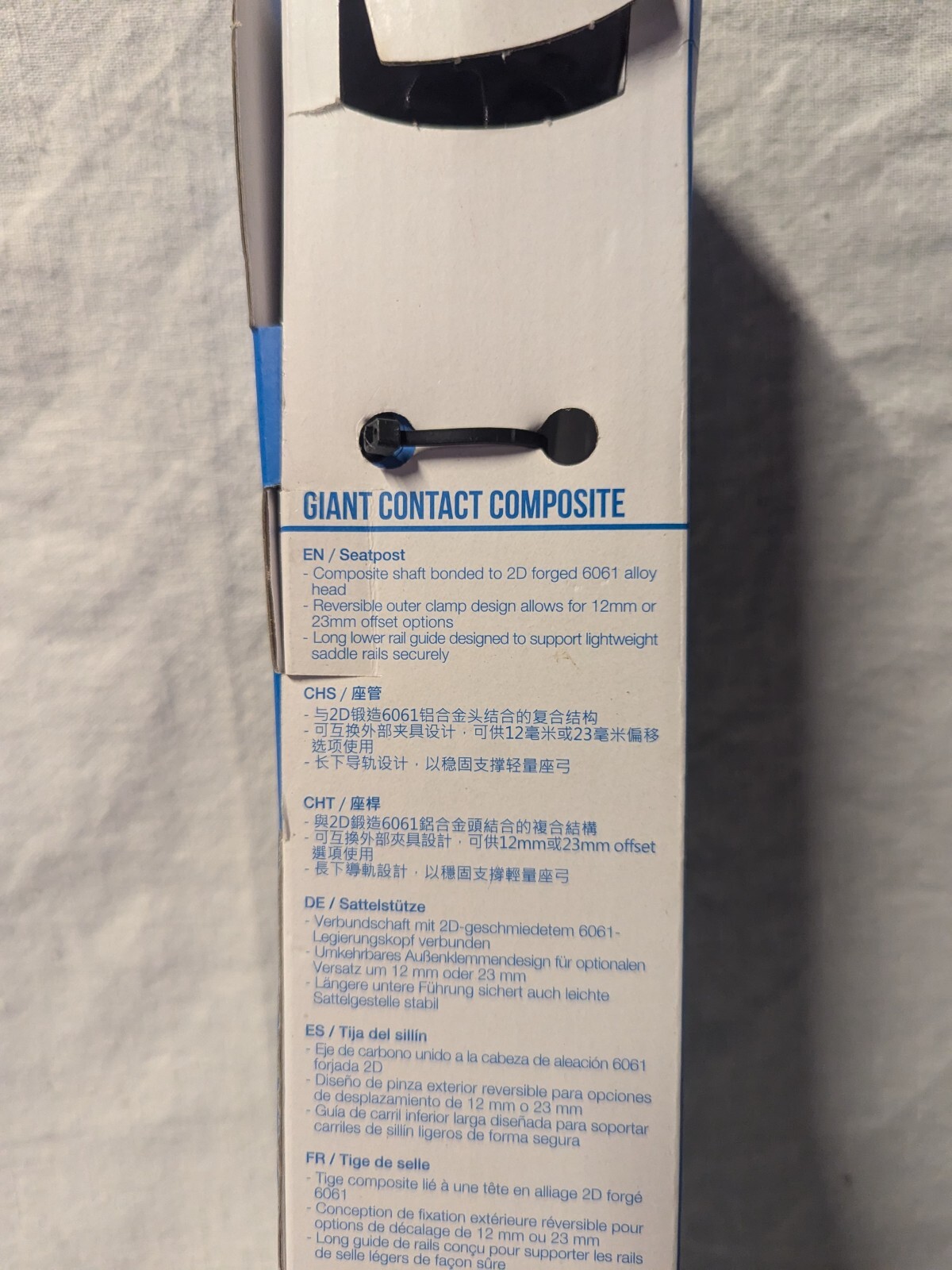 Contact Composite Seatpost Diameter: 27.2mm Length: 400mm Offset: 12mm/23mm