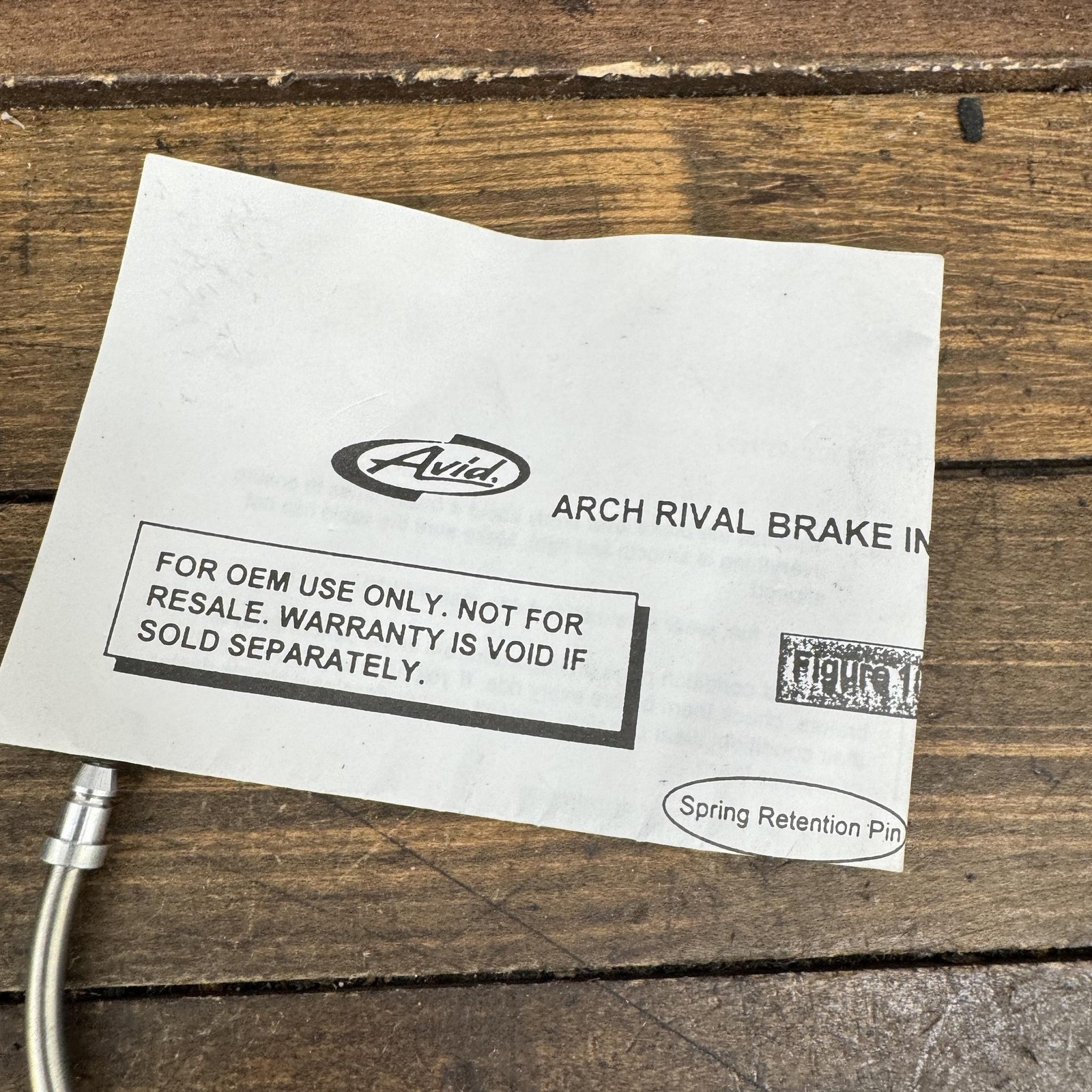 Vintage Avid Arch Rival V-Brake Caliper NOS Silver MTB Bike Linear Pull Brake