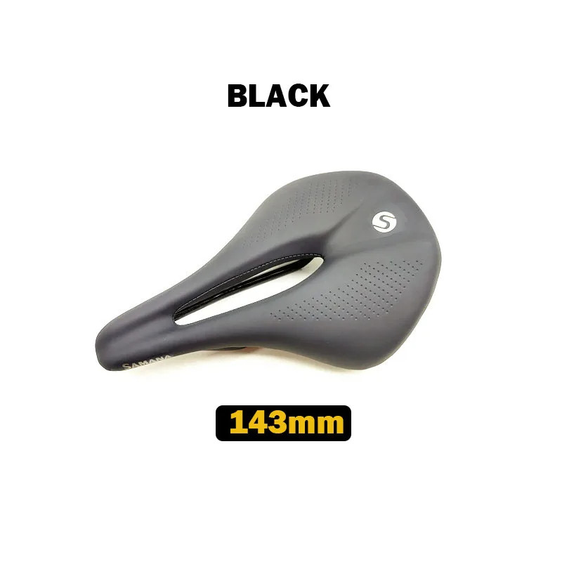 Carbon Fiber Road MTB Cycling Bicycle Saddle Leather Soft Seat Cushion Saddle
