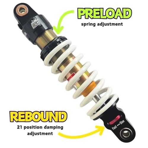 DNM MK-AR Rear Shock 265/275/280/290/295/360mm for Dirty 10.43 Inches x 250 lbs