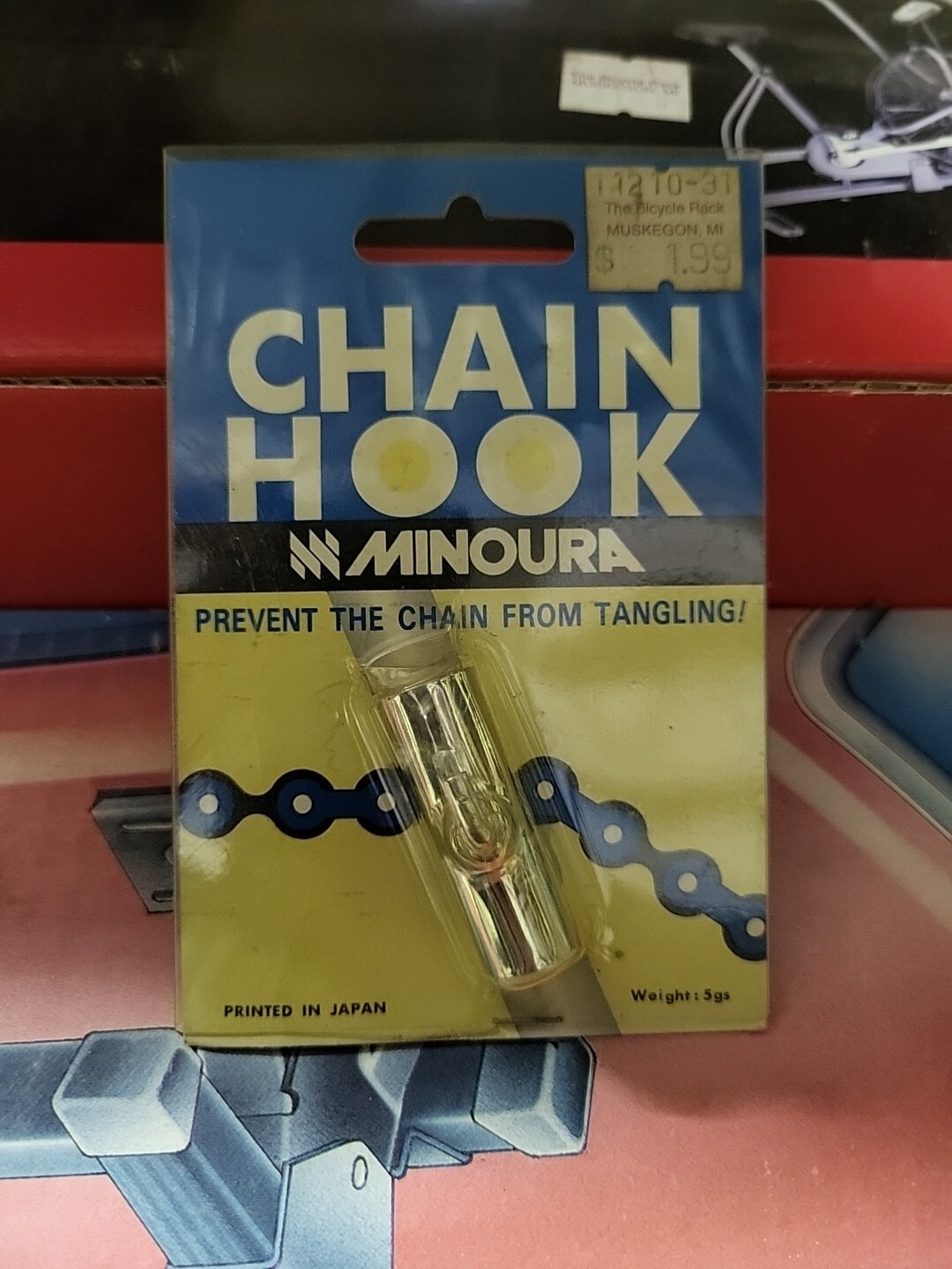 Vintage NOS Minoura Chain Hook -Road Bike Chain Protector-Japan