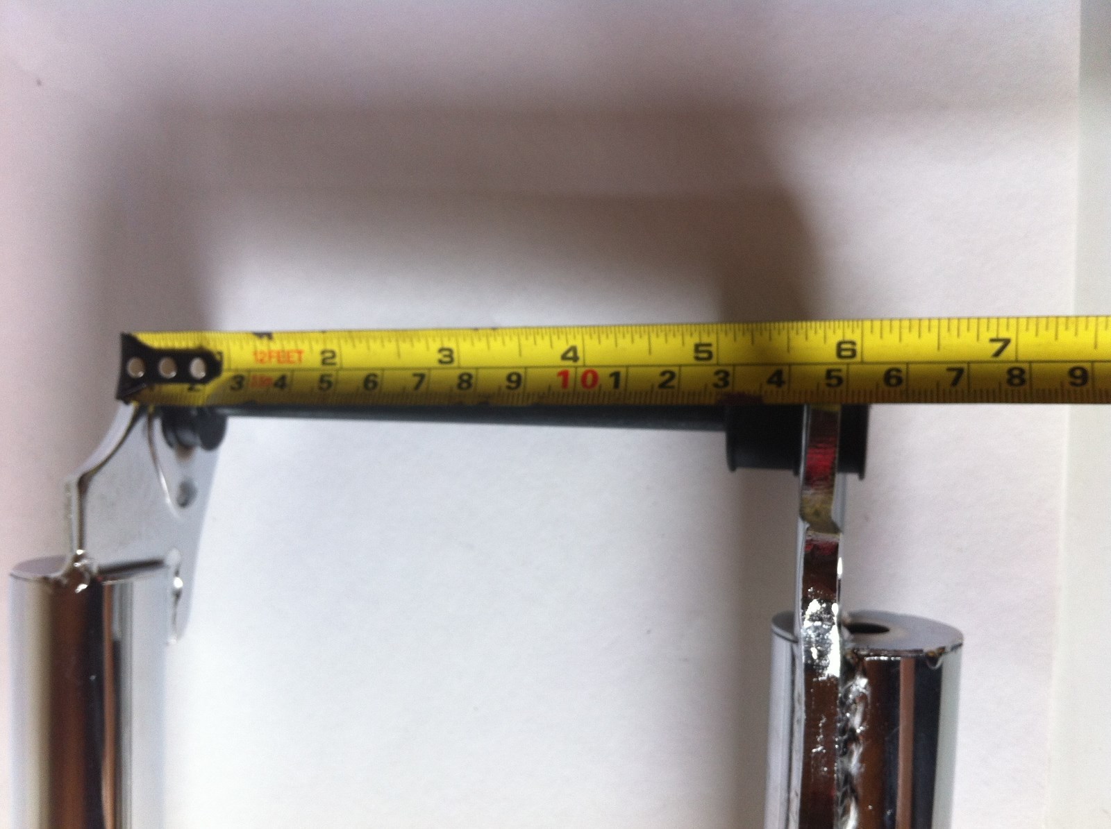 30″ LONG FAT Bicycle Triple Fork 1″ THREADEDFor 26″ x 3.0-4.0 Wheel BLACK CHROME