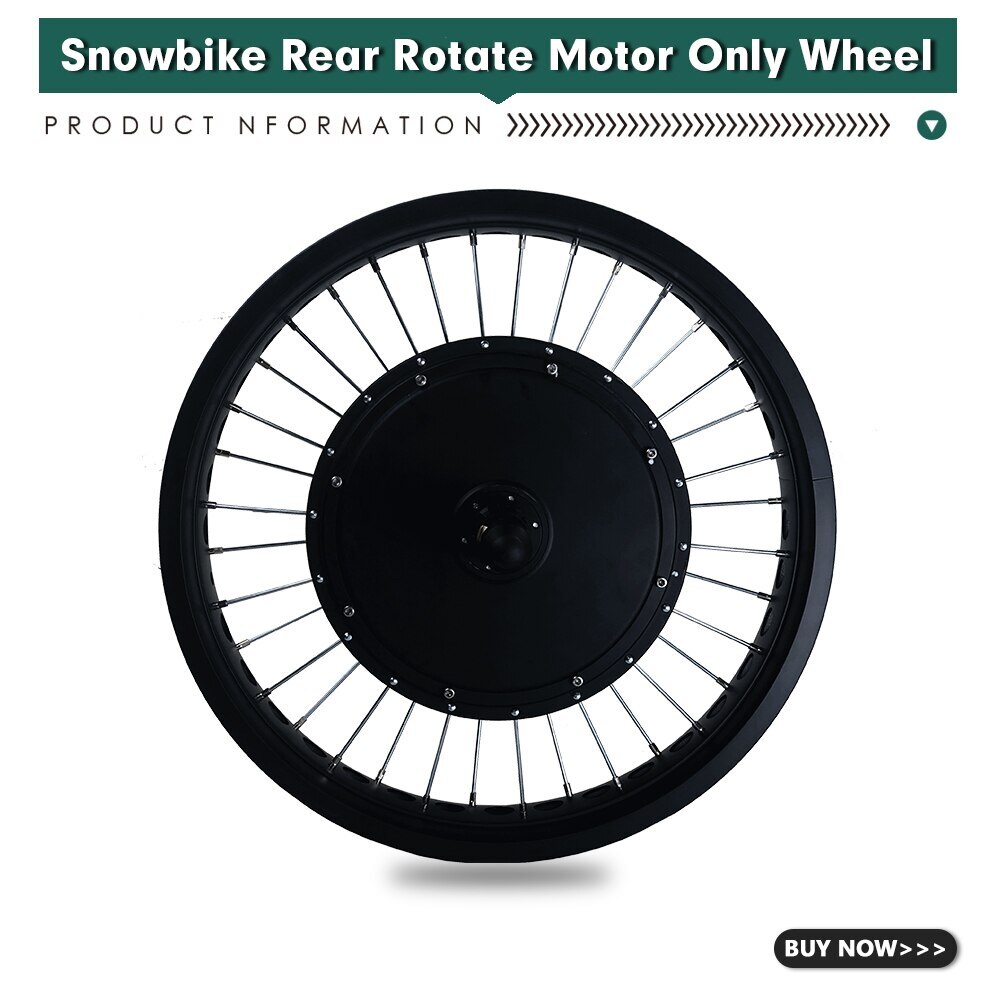 48V 1000W 1500W 72V 3000W Fat E-bike Snow Brushless Non-Gear Rear Rotate Motor