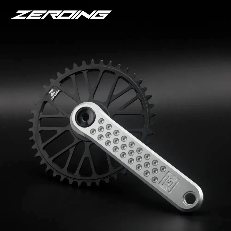 165/170/175mm Gravel Road Folding Bicycle Crankset with Single Chainring 40-46T