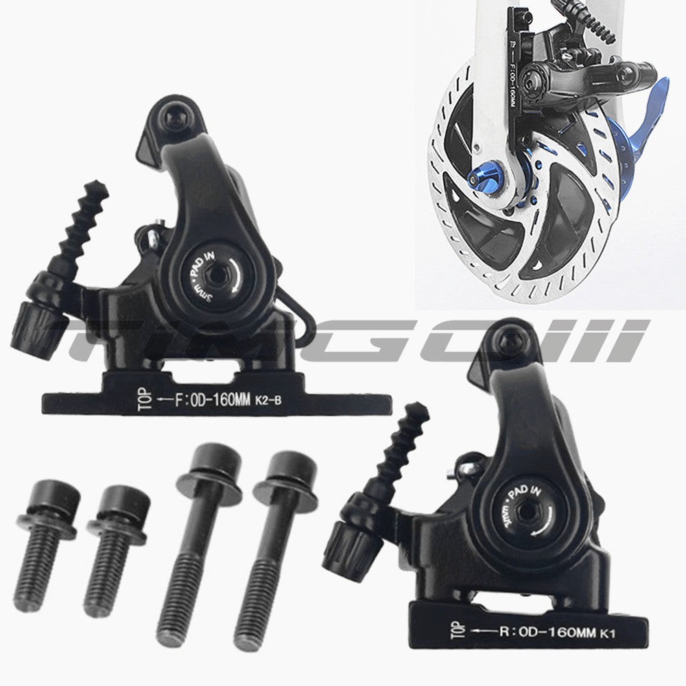 Racework Mechanical Caliper Line Pulling Mechanical Disc Brake Dual Piston