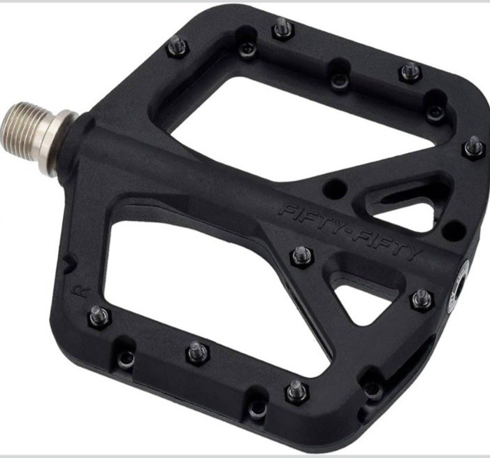 FIFTY-FIFTY Mountain Bike Pedals Non-Slip MTB Nylon Composite Black