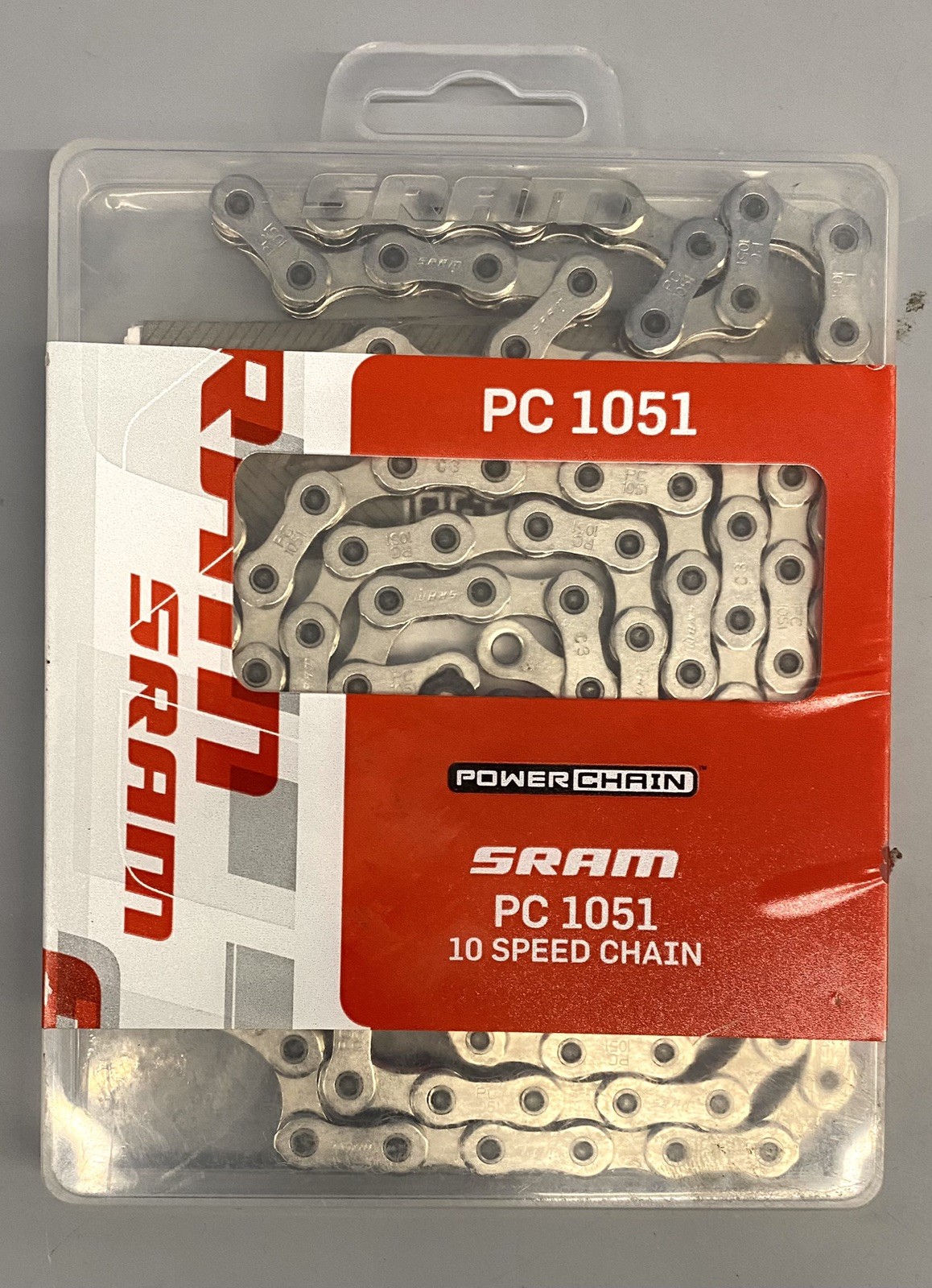 SRAM’S 10-speed PowerChain PC-1051 Moutain Bike Chain 10 Speeds 102 Links NEW