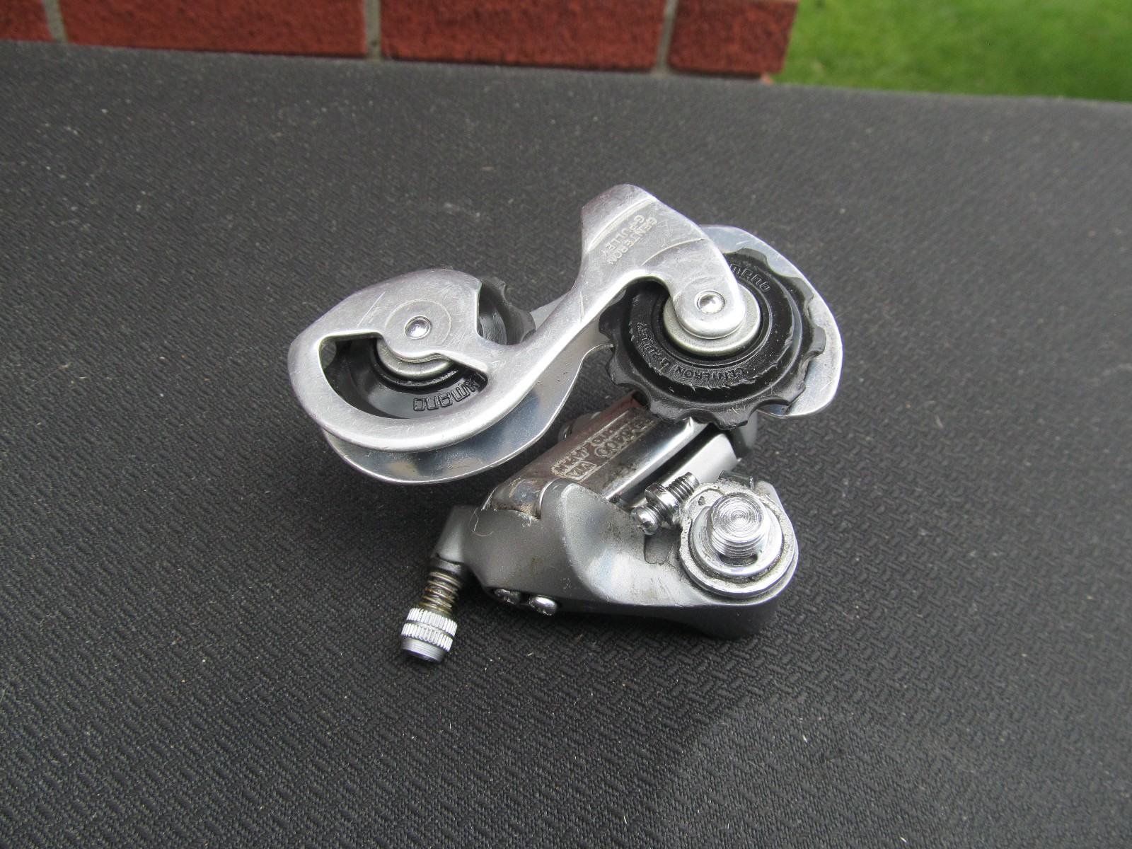 Shimano 600 Down Tube Shift Levers, Front (clamp on) and Rear Derailleurs Used