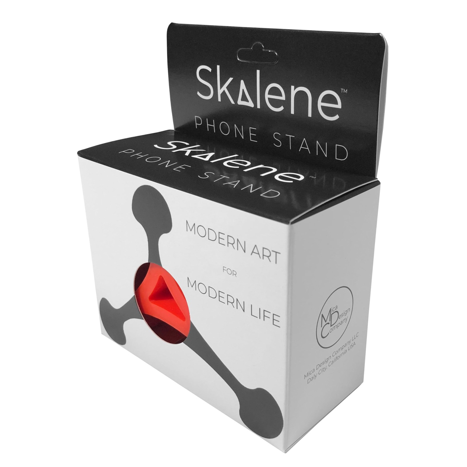 Skalene Phone Stand – 100% Silicone Rubber, Adjustable Phone Holder, Prop, Re…
