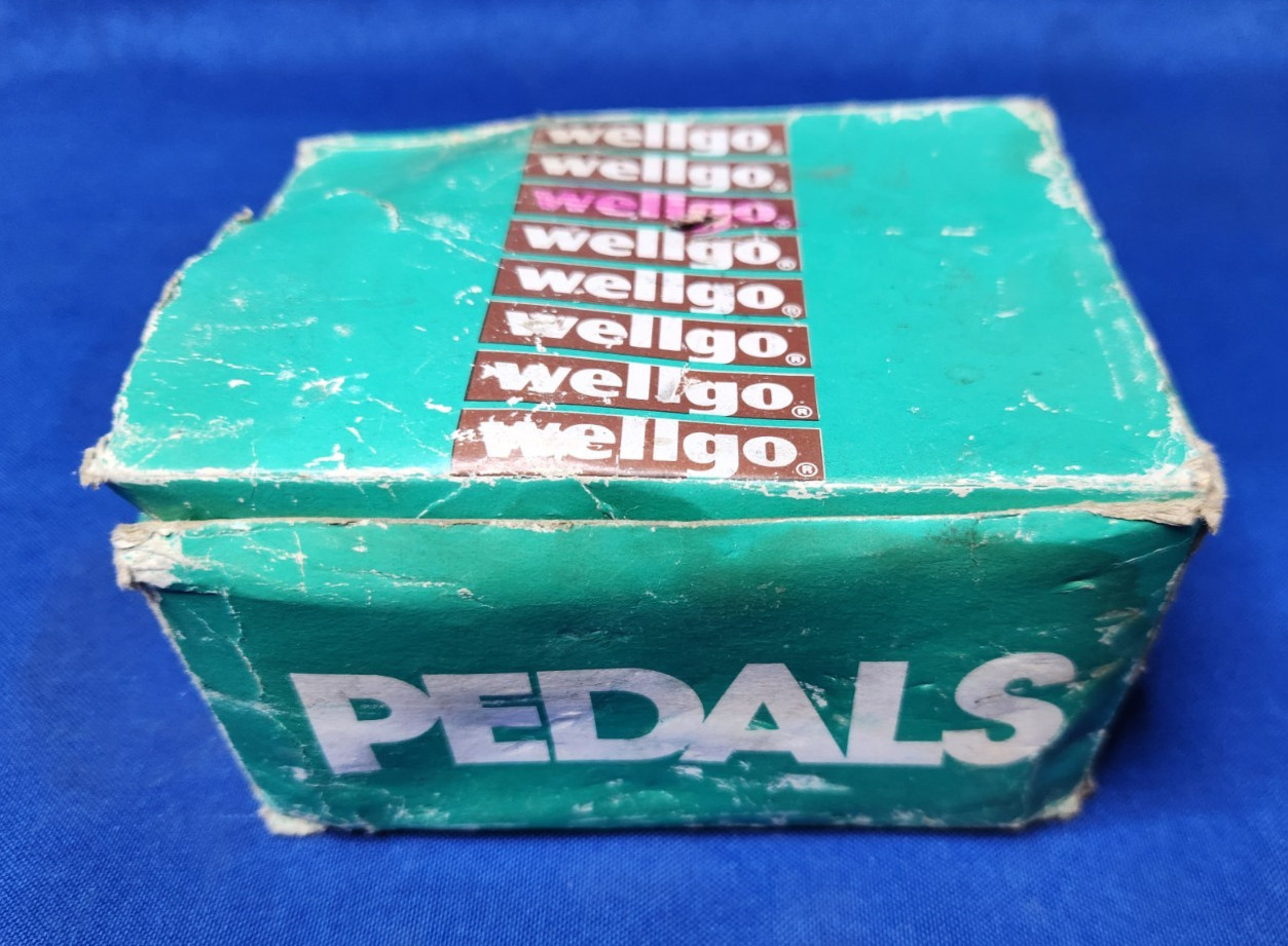 NOS Wellgo 9/16″ Composite Nylon Bike Platform Universal Black Pedals