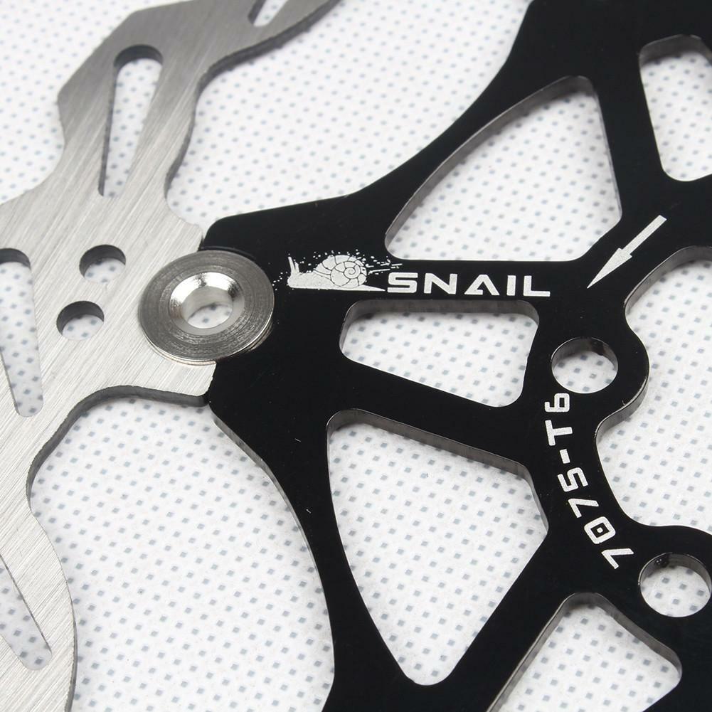 SNAIL Bicycle Disc Brake Rotor MTB Road Bike Floating Rotor 160/180/203mm 6 Bolt