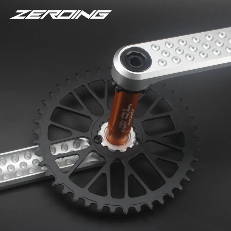165/170/175mm Gravel Road Folding Bicycle Crankset with Single Chainring 40-46T