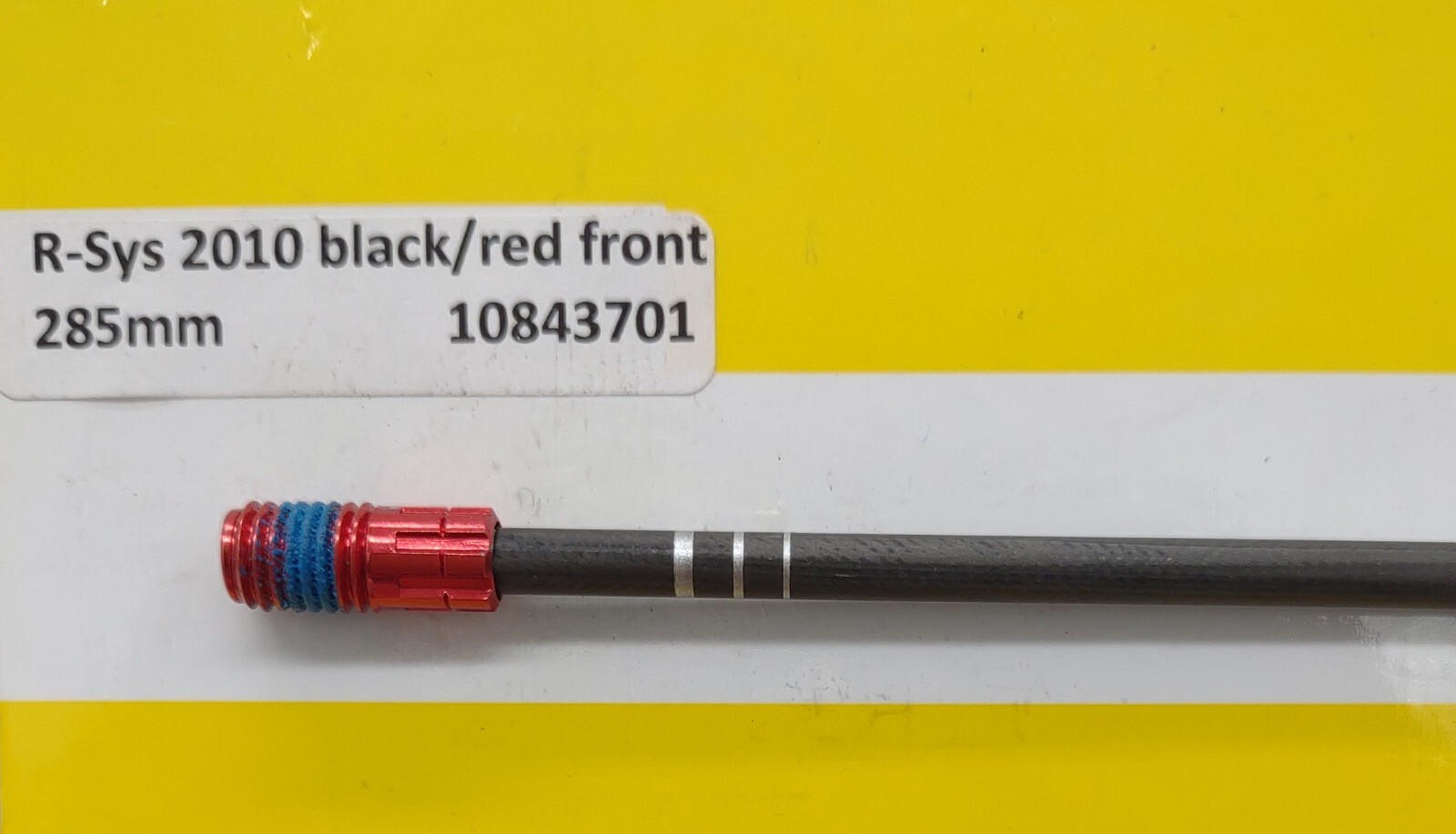 Mavis R-Sys Spoke 285 mm Front Black Red