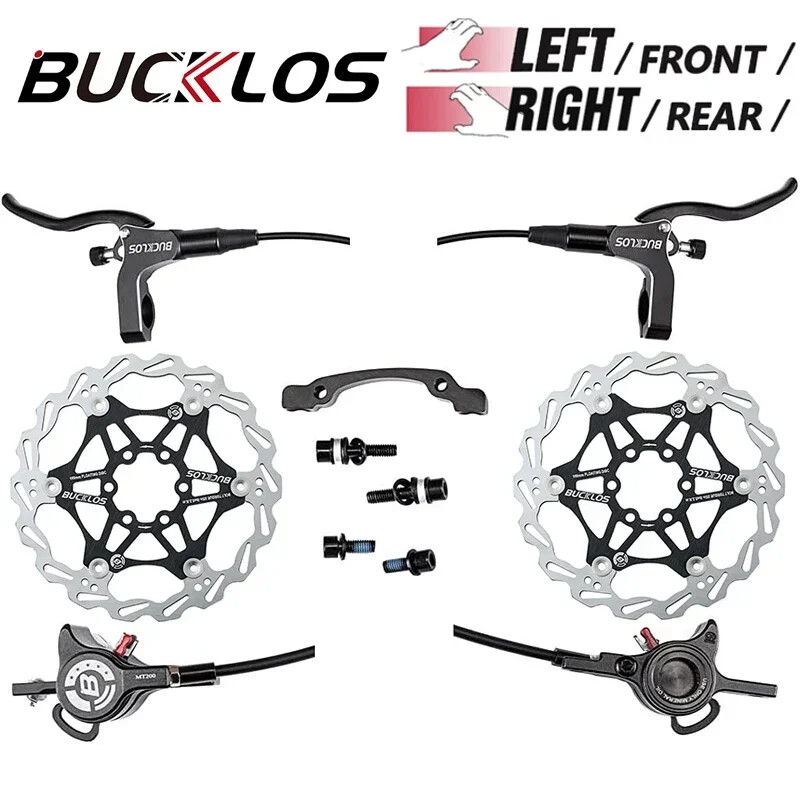 Hydraulic Brake Set 800/1500mm Mountain Bike Disc Brake Set 160mm Brake Rotor