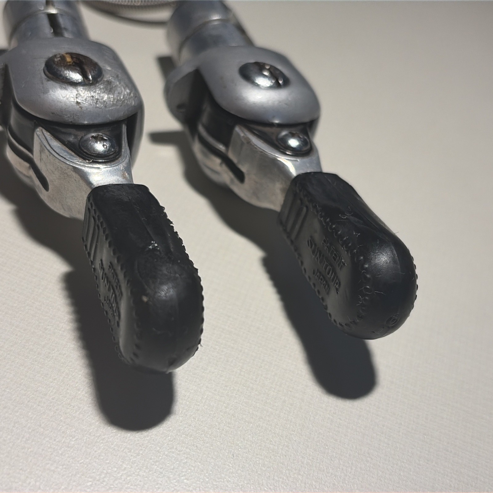 Vintage Suntour Power Ratchet Bar End Friction Shifters Japan Road Touring