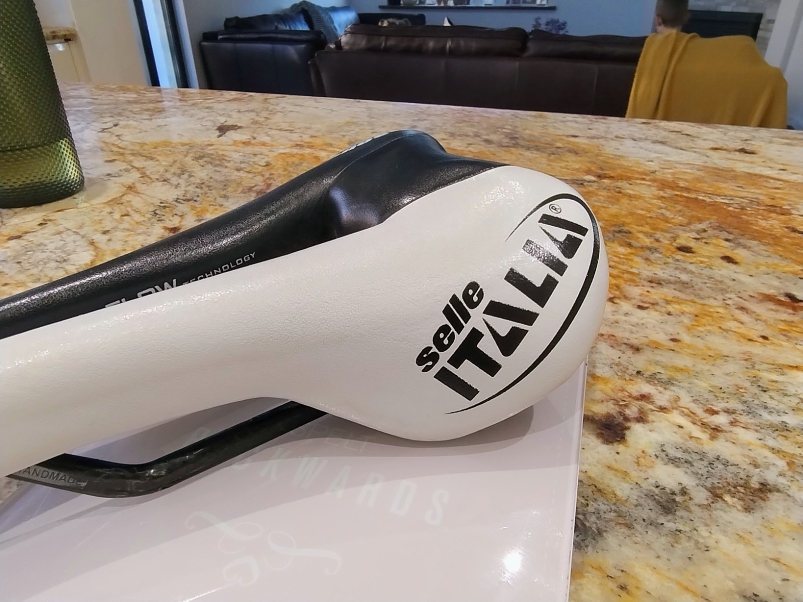 Selle Italia Turbomatic Team Edition Gel Flow bike saddle/seat. Carbon Rails