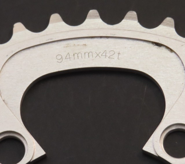 42 tooth x 94 bcd Salsa aluminum chainring USA microdrive new