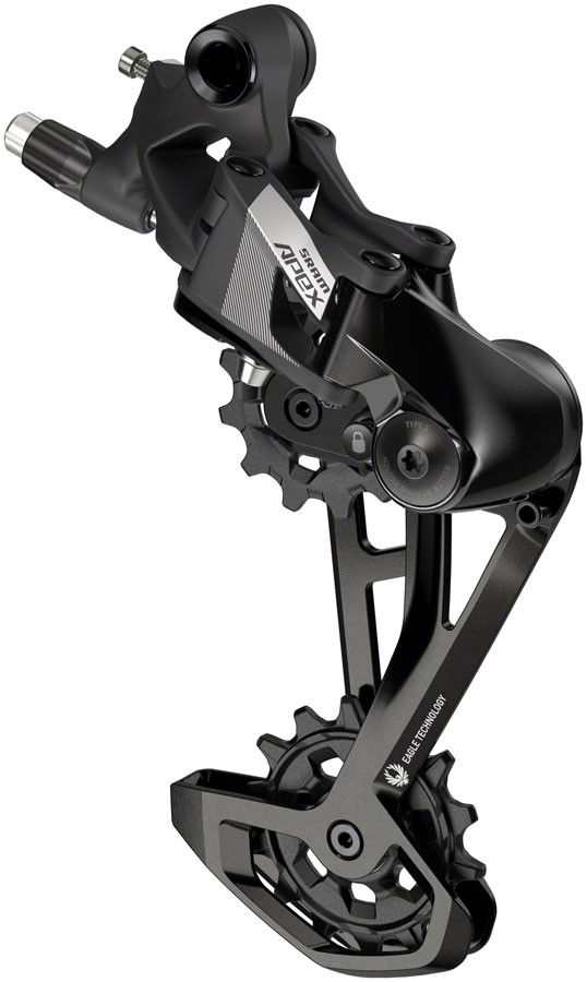 SRAM Apex Eagle Rear Derailleur – 12-Speed, Long Cage, 52t Max, Black, D1