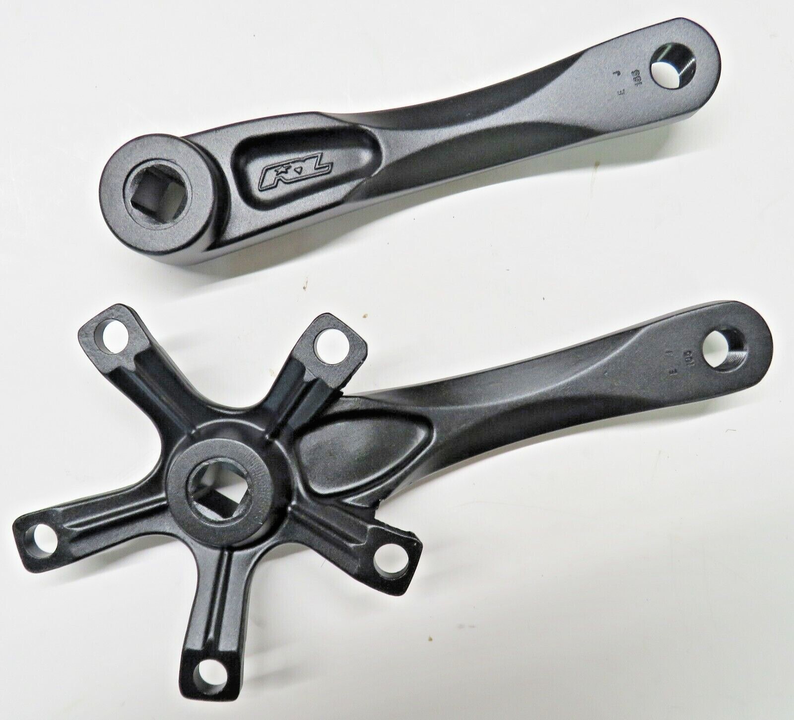 BMX Redline Microline Crank Arms Black 135 155 160 , 165 170mm 5 Bolt 110 mm
