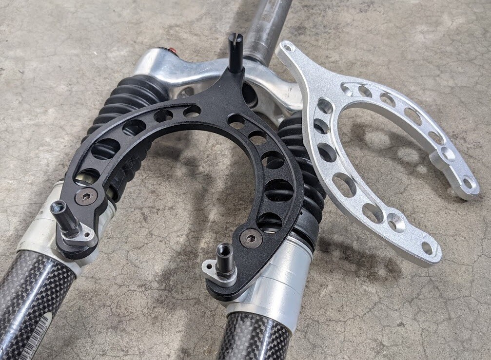 FSX Rockshox Judy SL Fork Reinforced Arch/ Brace & Ti brake boss plate