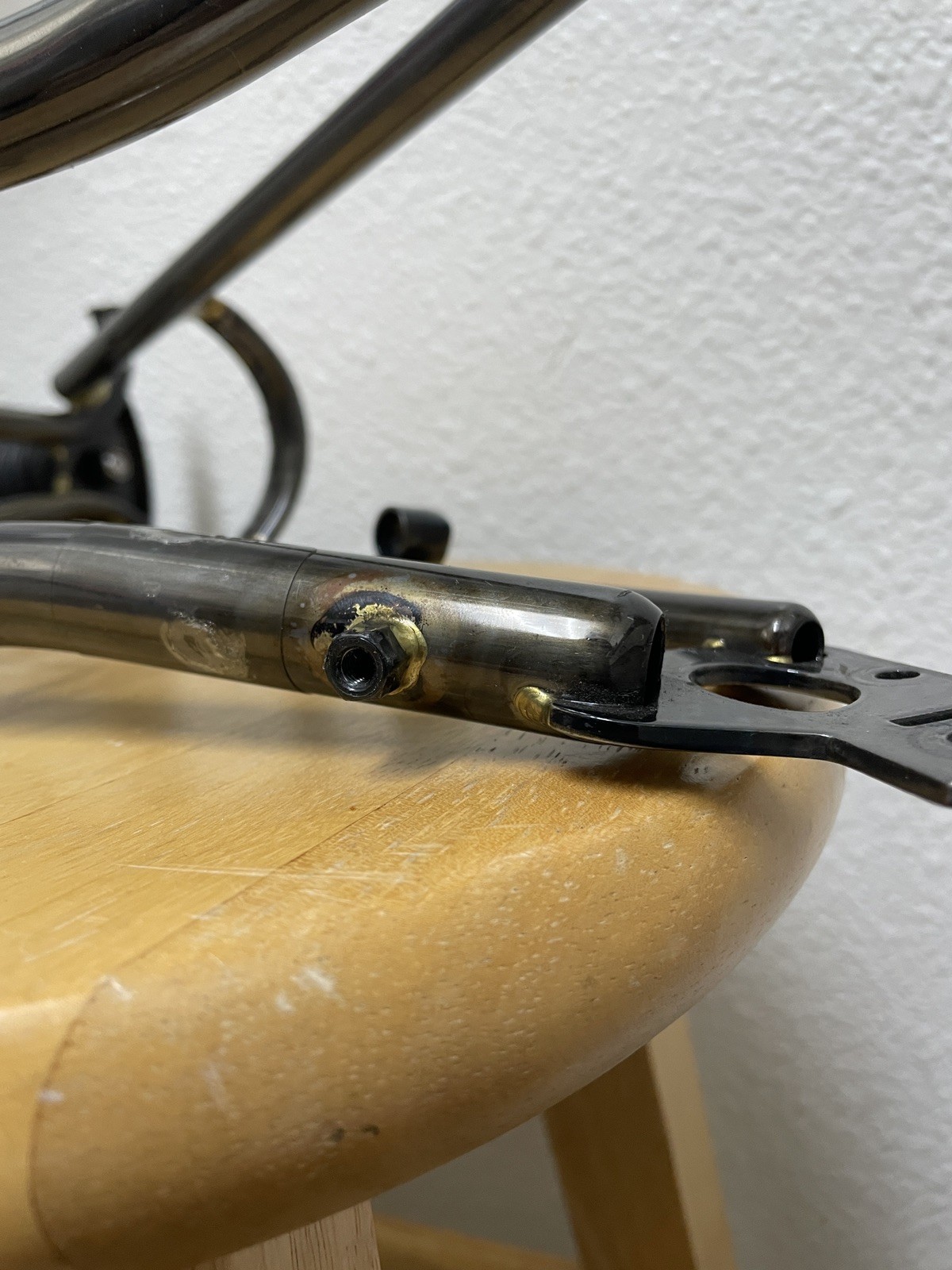 Brompton Raw Lacquer Rear Triangle