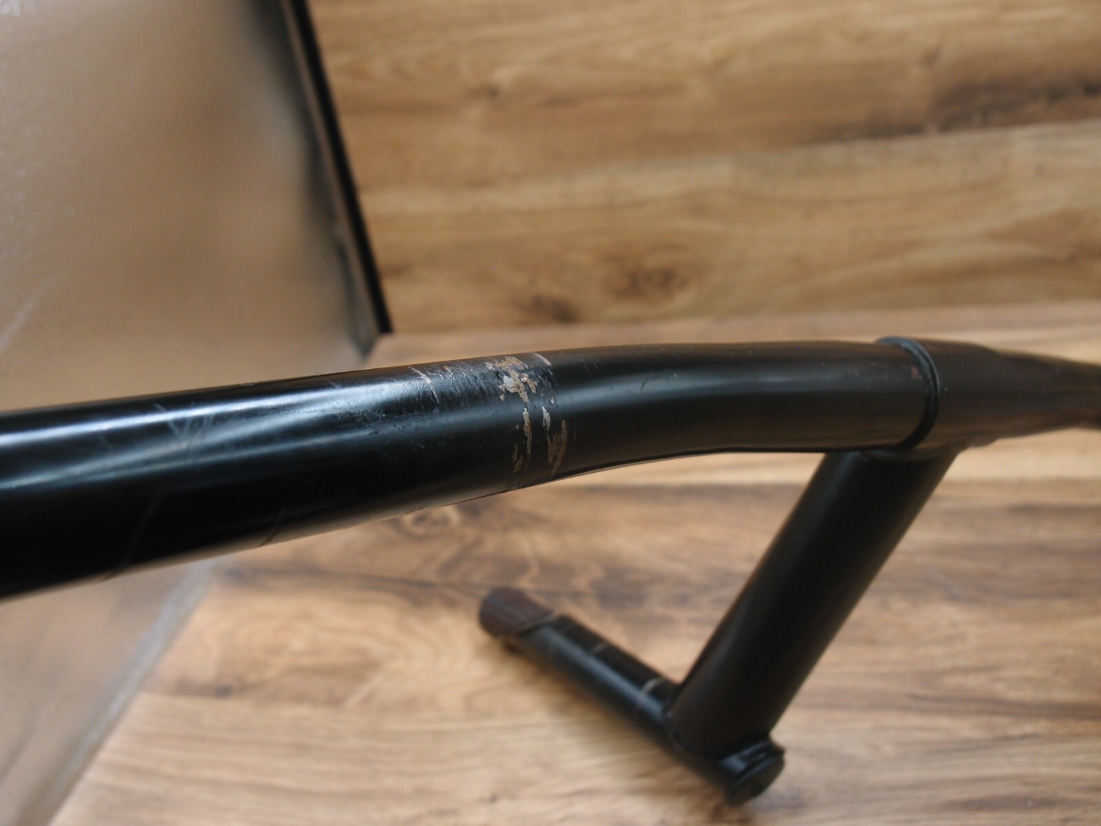 MTB steel CRMO flat handlebar A&I+ CRMO quill stem A&I 22.2 mm 1990’s