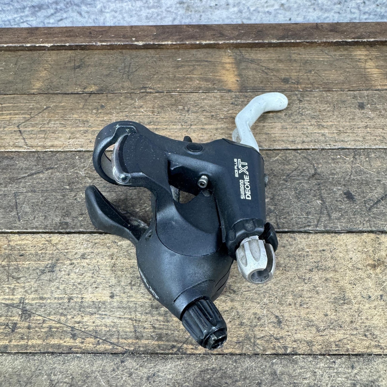 Vintage Shimano Deore XT ST-M737 Left 3 Speed Brake Shifter Combo MTB Black 90s