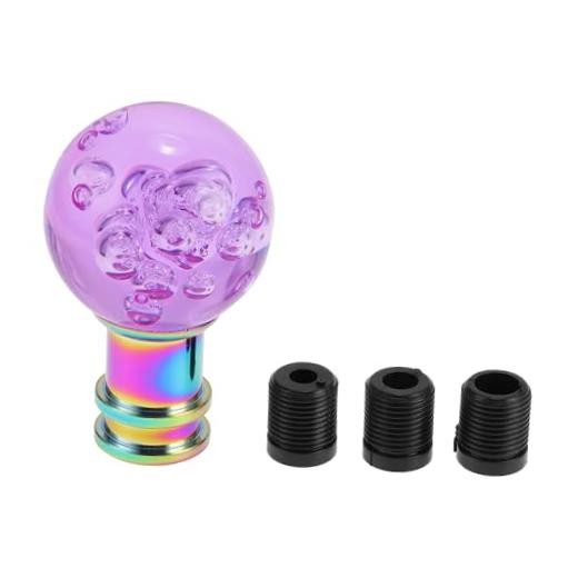 Car Shift Knob, 9cm Universal for Automatic and Manual Vehicle Gear Purple