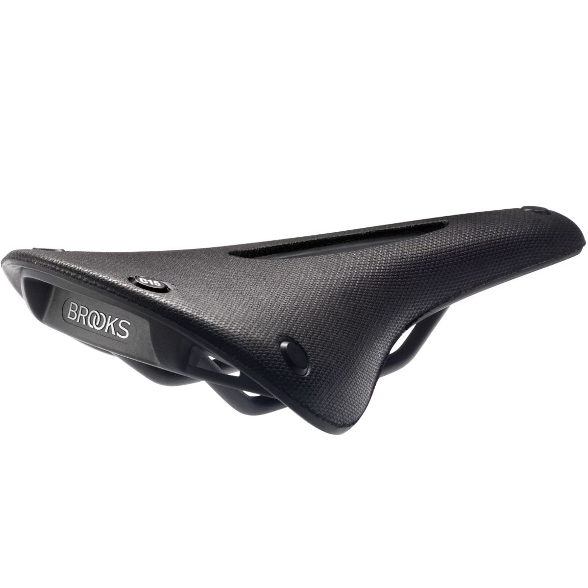 Brooks C15 Carved Men’s All Weather Saddle – 283x140mm Steel Black
