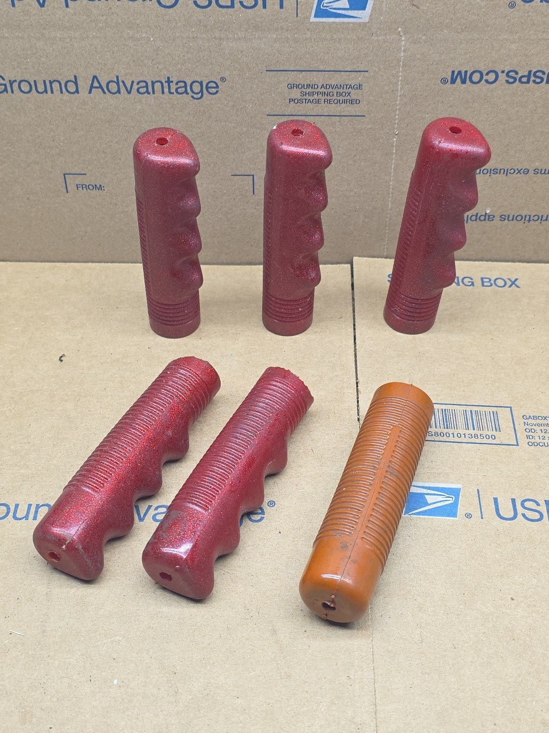 Vintage Glitter Bike Bicycle Handelbar Grips. Free Shipping.