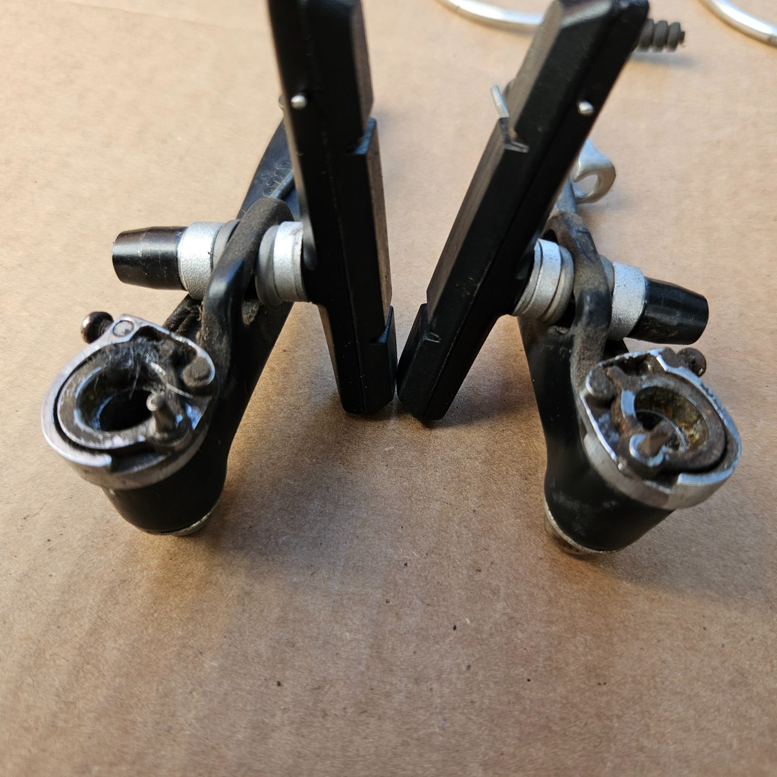 Vintage 90s Avid 10 Mountain Bike V Brakes Linear Pull Black Front + Rear Set