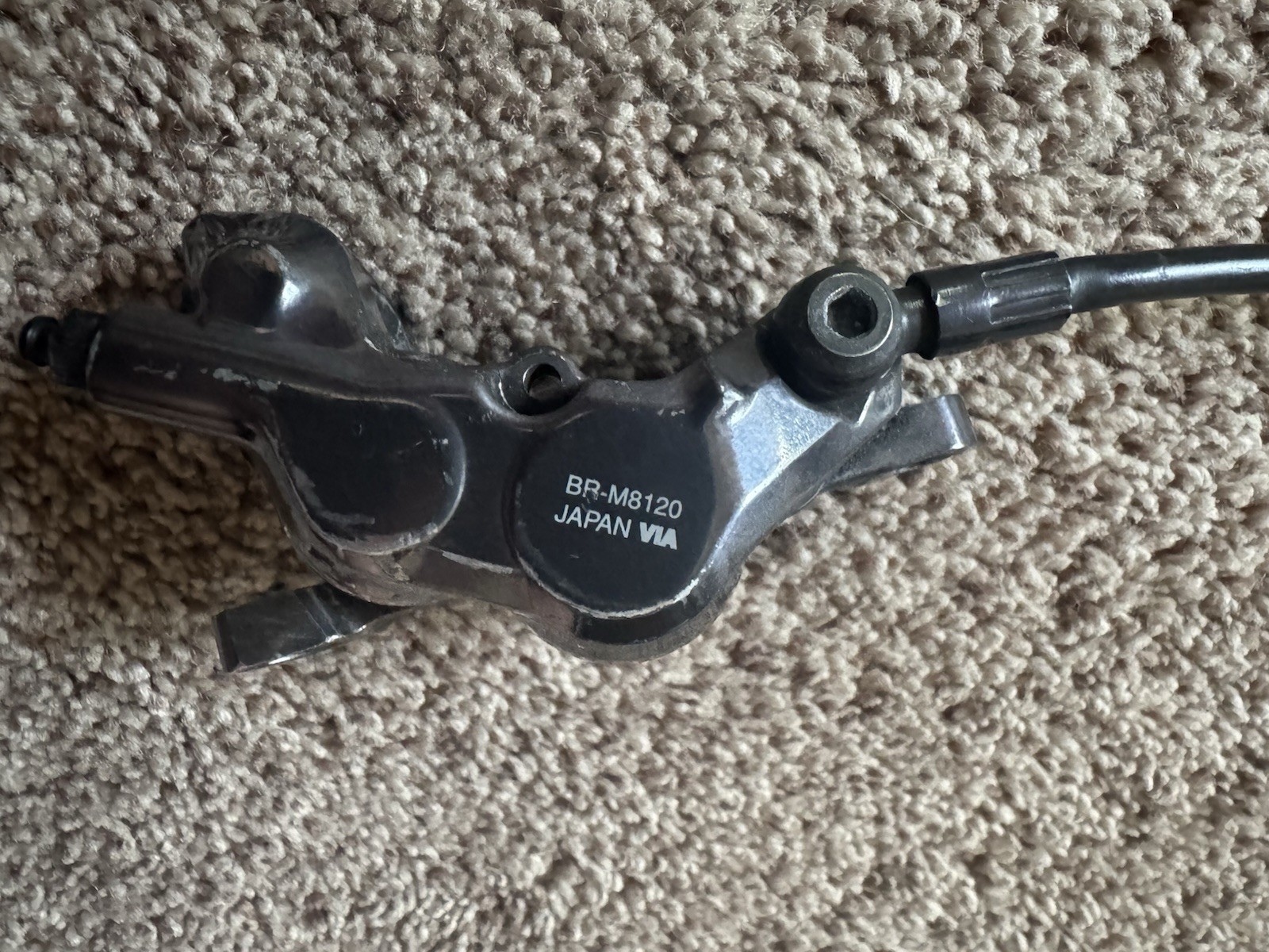 Shimano Deore XT M8100/BR-M8120 Hydraulic Disc Brake Left 4-Piston – No Lever
