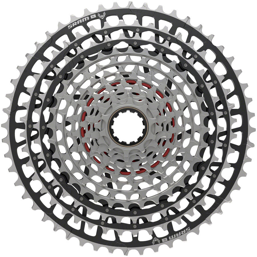 SRAM XX SL Eagle T-Type XS-1299 Cassette – 12-Speed, 10-52t, For XD Driver,