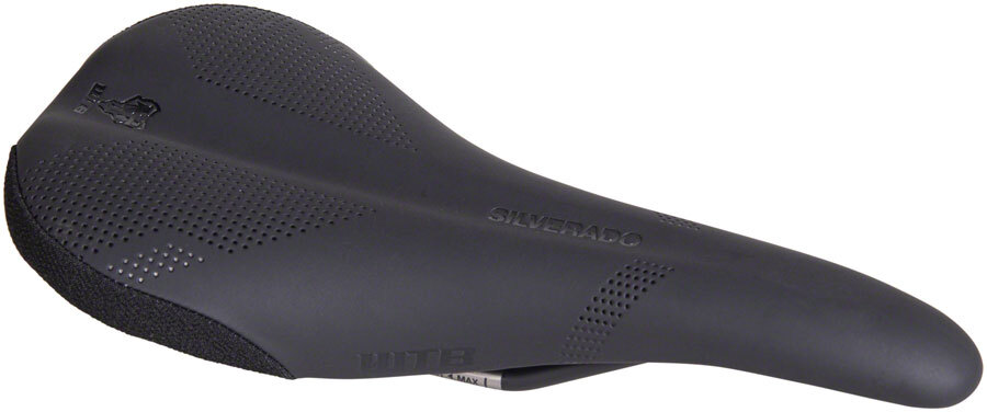 WTB Silverado Saddle – Black 280mm Width Titanium Rails Microfiber Cover