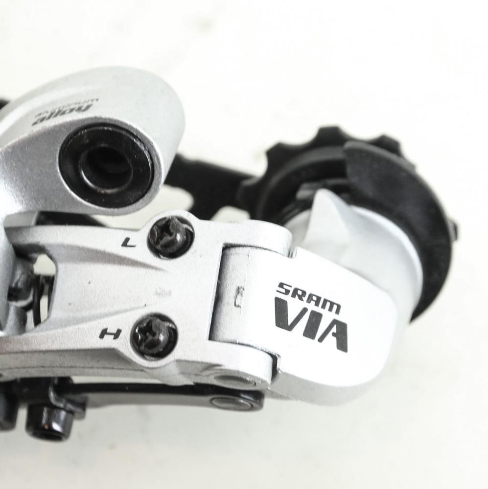 SRAM Via MTB Hybrid Bike Rear Derailleur Silver NEW