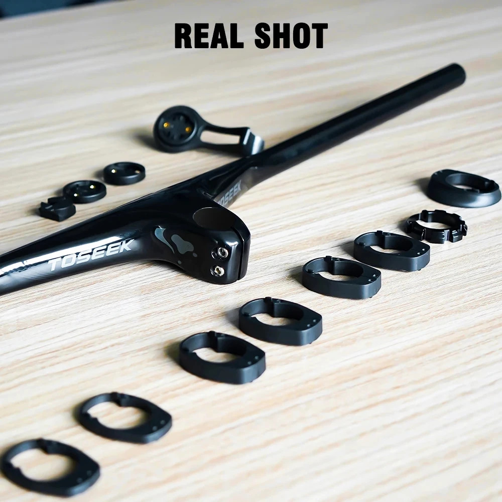 Carbon MTB Bicycle Integrated Handlebars Stem Angle -17 Degree Bicycle Parts