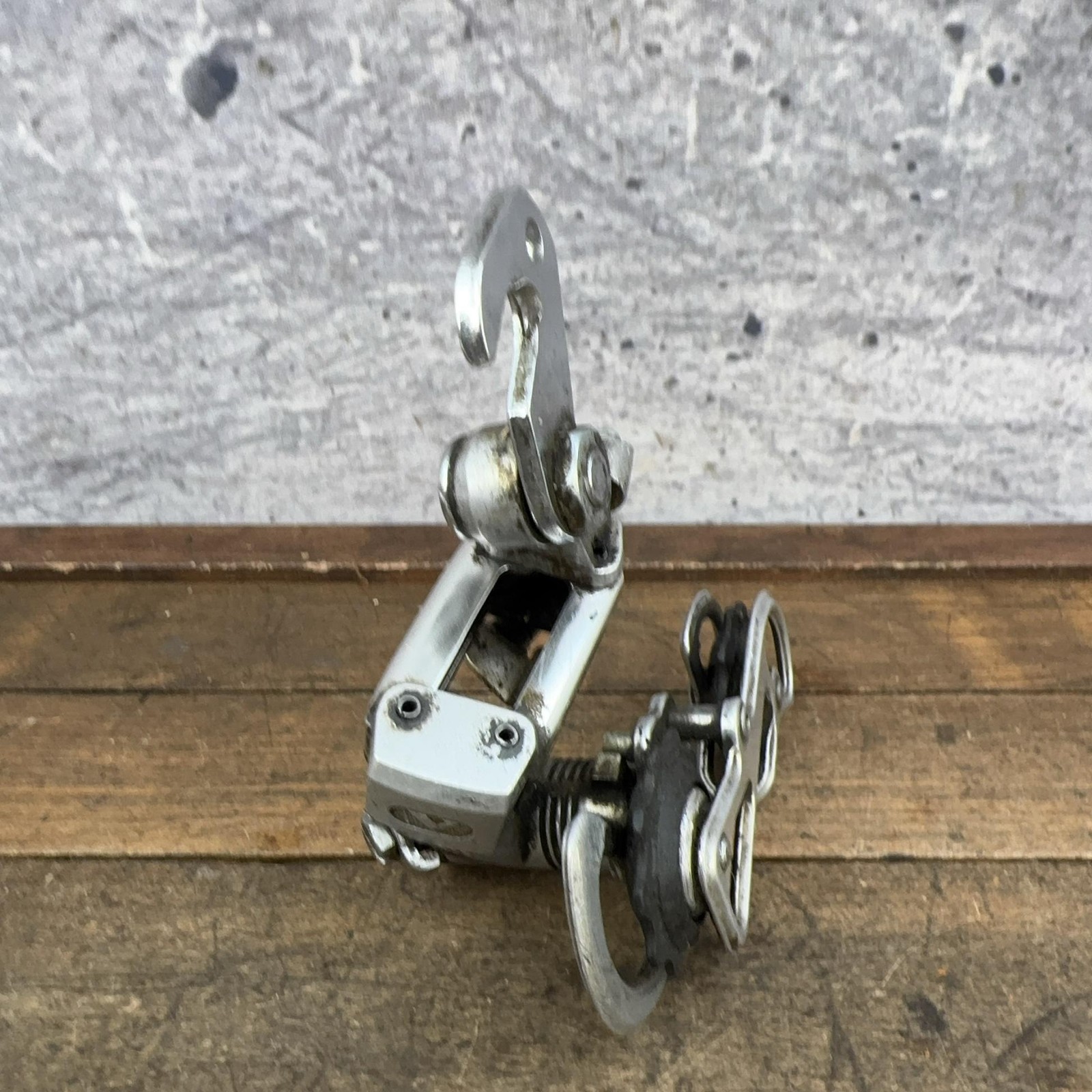 Vintage Fuji VX Rear Derailleur Short Cage Hanger Silver Japan 80s Road Bike