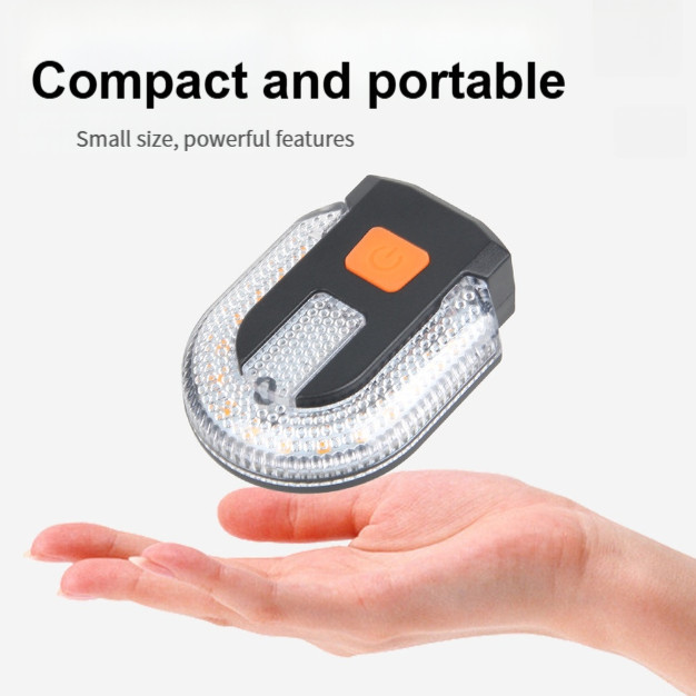 Wireless Bike Turn Signal Light USB Rechargeable with Remote for Easy Operation