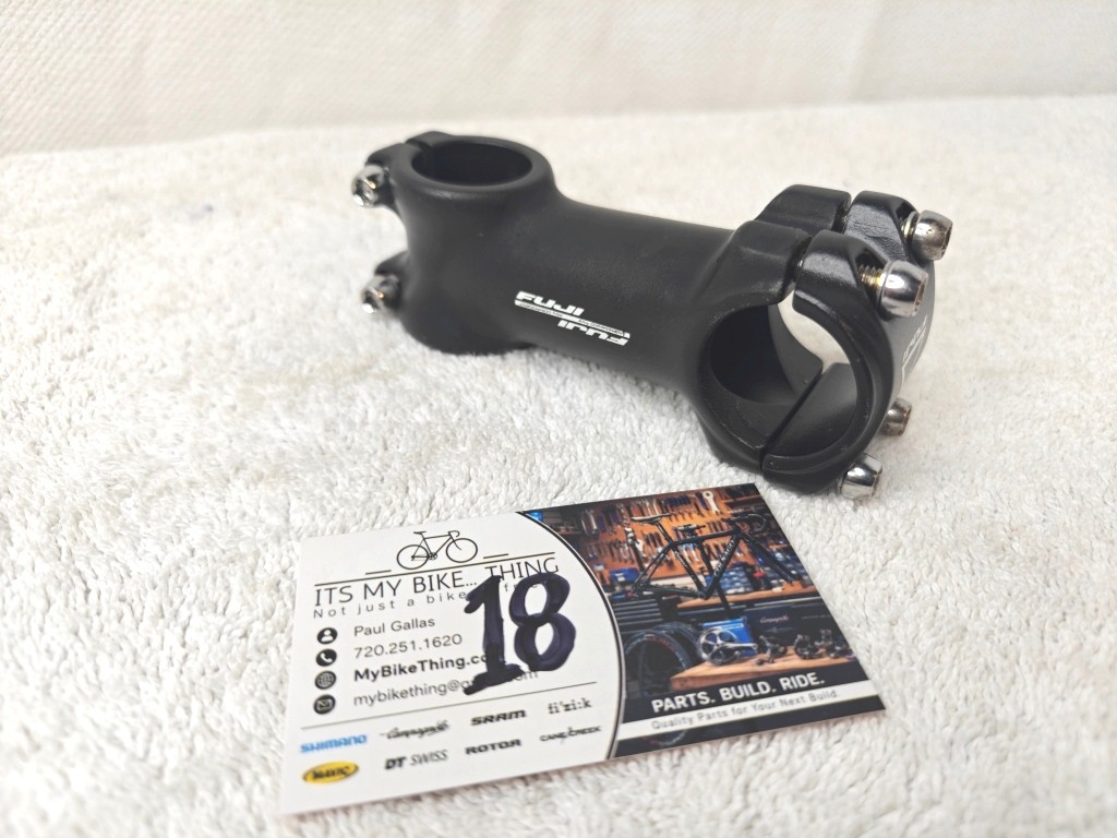 Fuji OEM Alloy Stem | 1-1/8″ Threadless 5 Degree | 85mm 31.8mm Clamp 4-Bolt