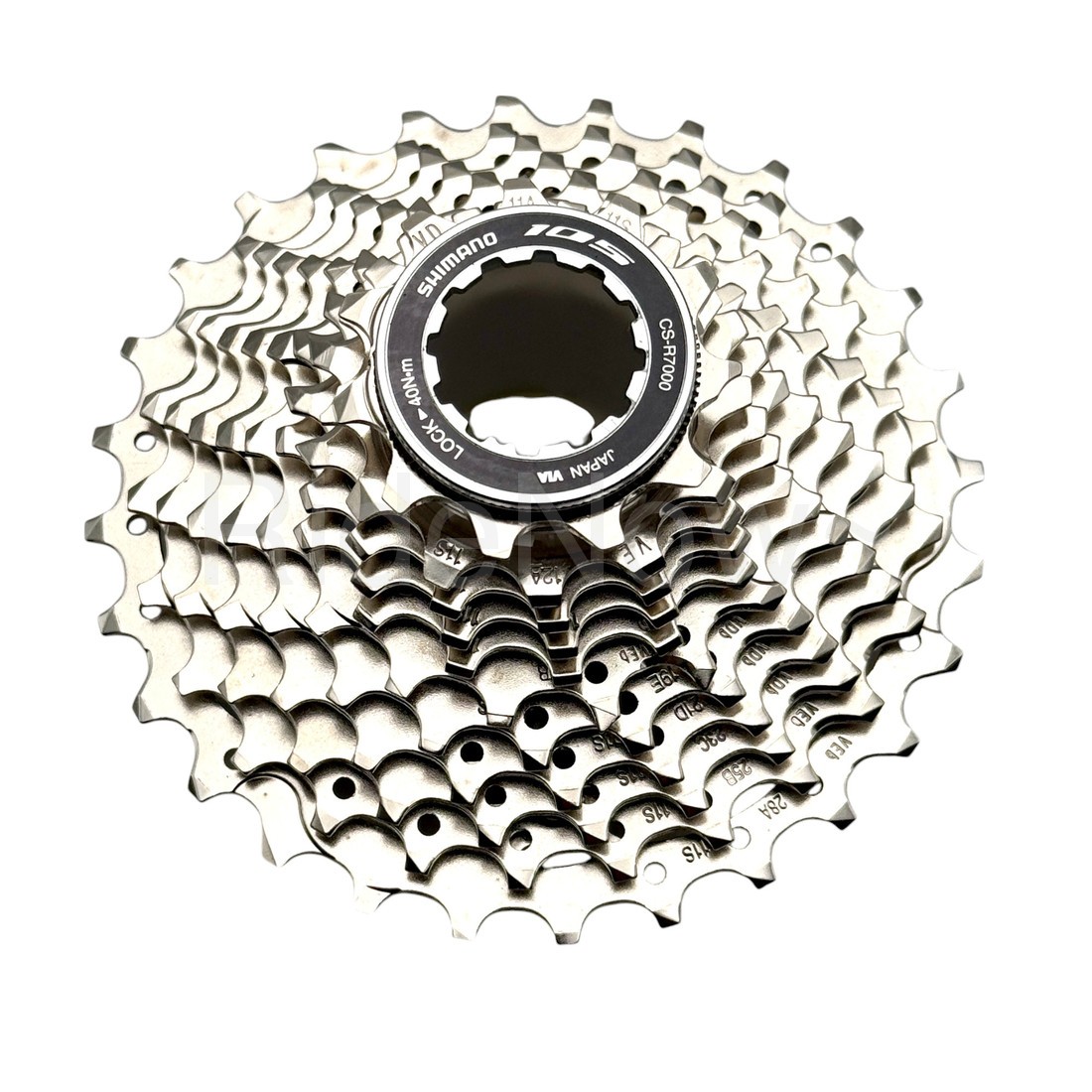 Shimano 105 CS-R7000 Cassette – 11 Speed, 11-28t, Silver ICSR700011128