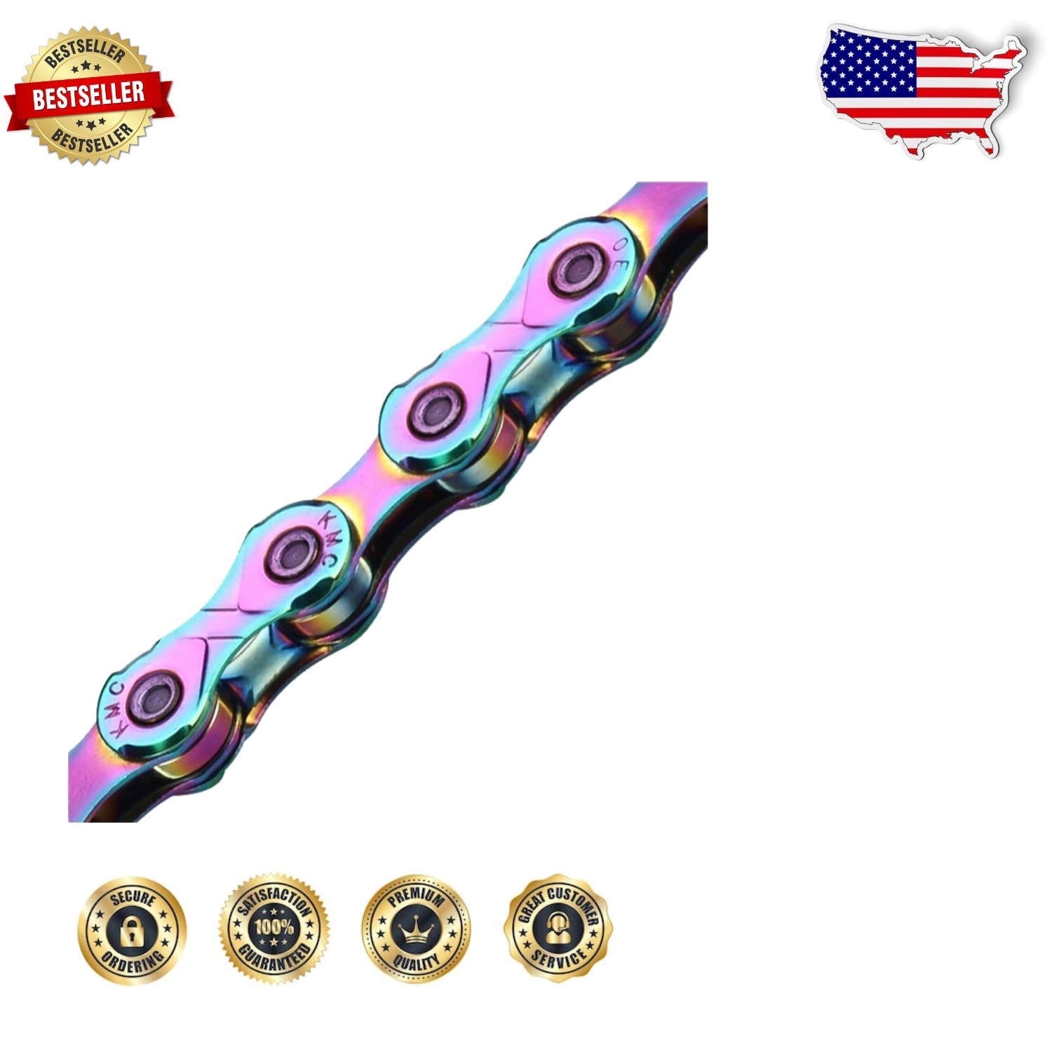 High-Performance 11-Speed Bike Chain Aurora | Alloy Steel, Smooth Gear Changes