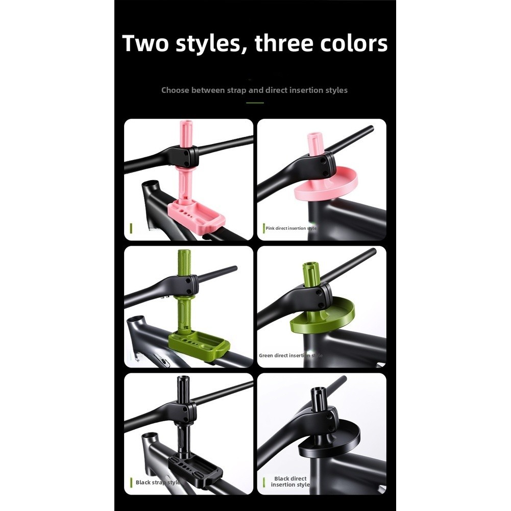 Detachable Head Tube Storage Tray for Road Bikes with 20.5 cm Max Depth
