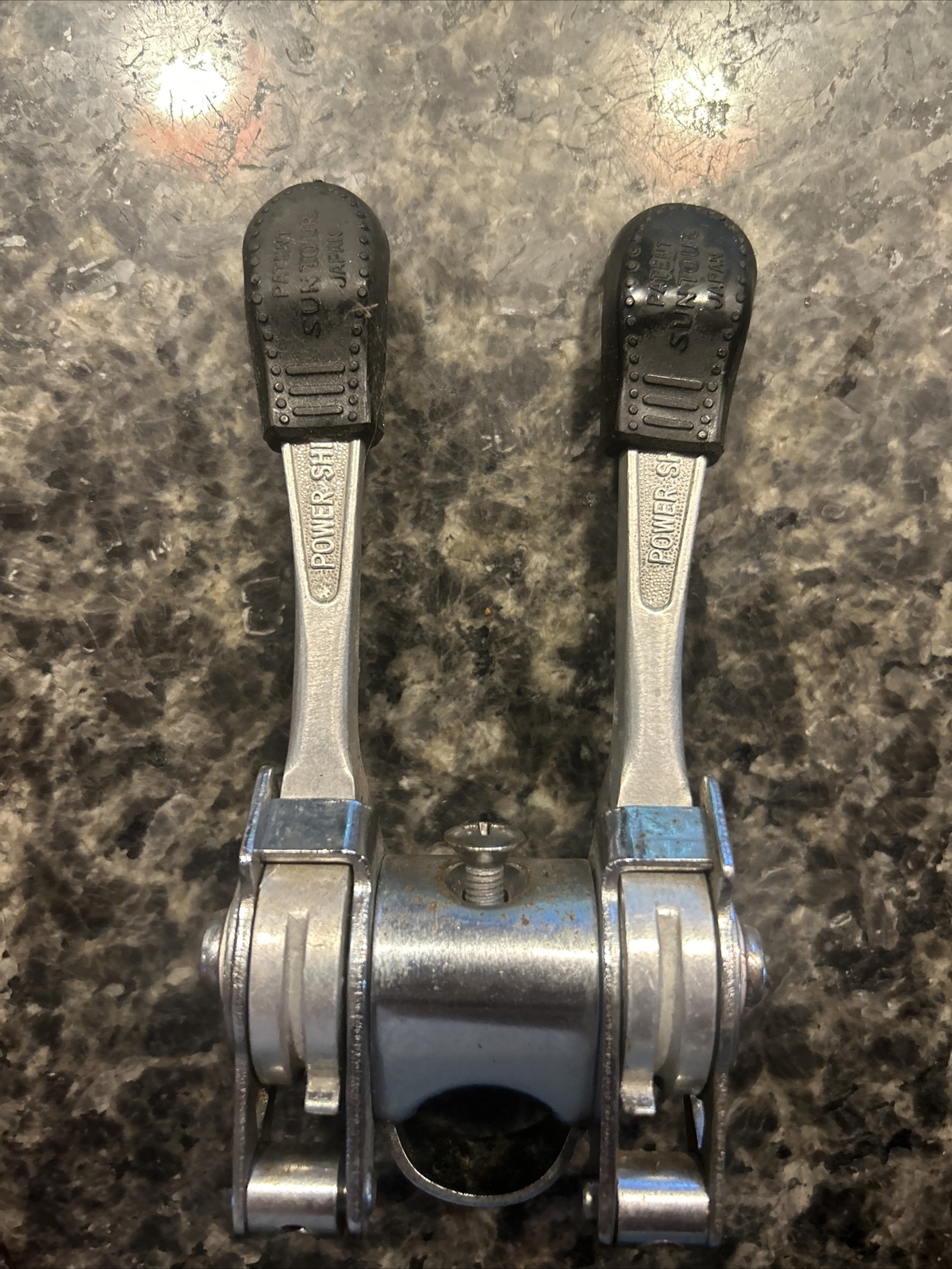 22.2mm Stem Mount Suntour Ratcheting Friction Power Shifters Early 70s