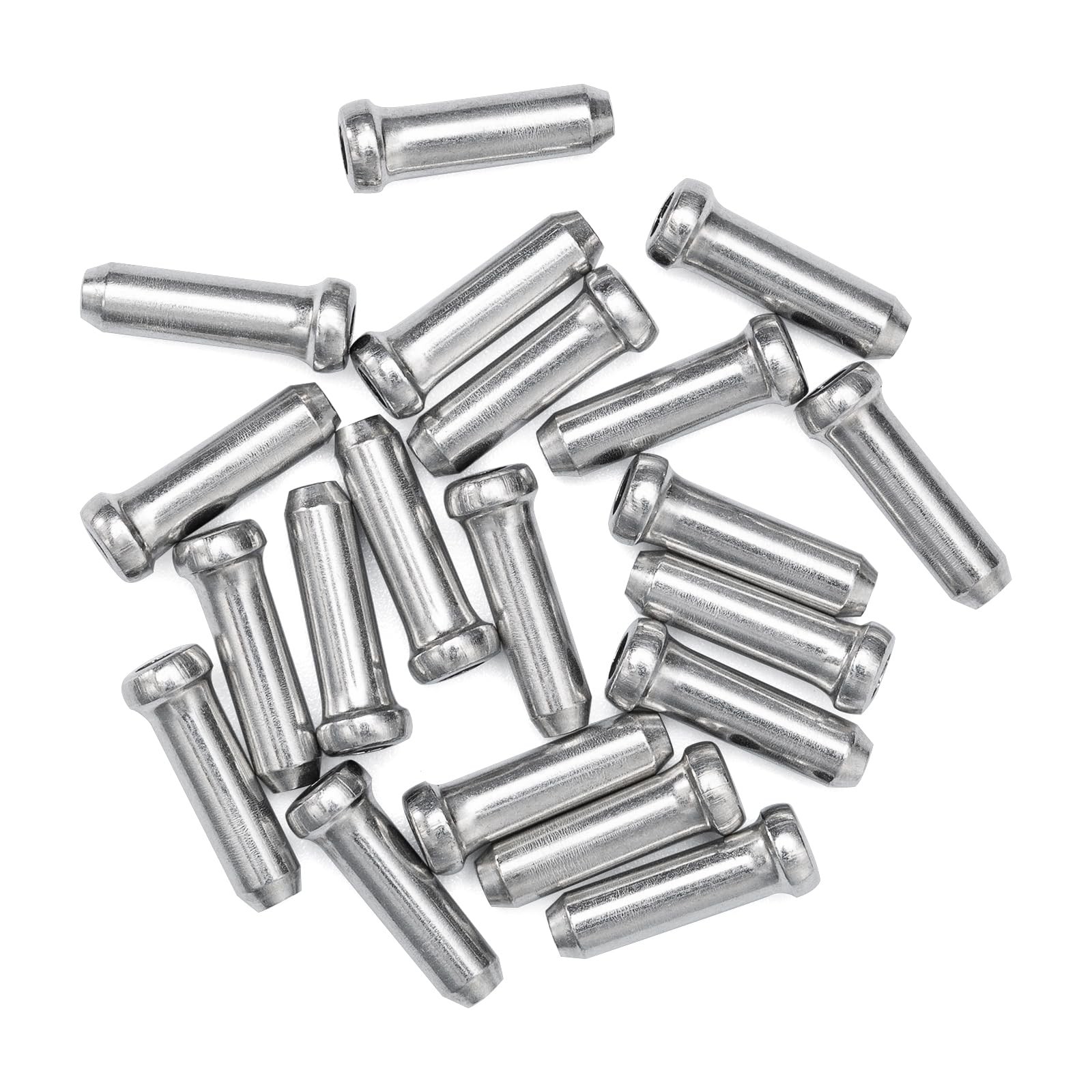 Bike Cable End Caps Caps For Shift Alloy Bicycle Silver Wire Tips Ferrules Set
