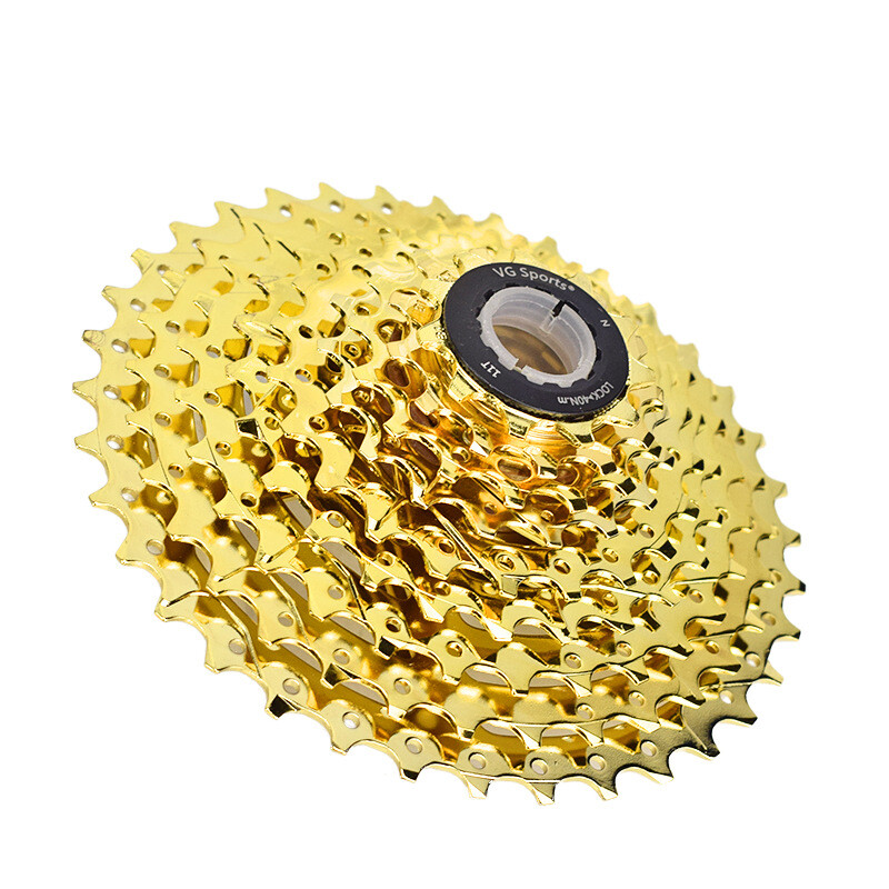 VG SPORTS 8/9/10/11 Speed Bike Cassette Gold Fit For SRAM SHIMANO 28 32 36 42T