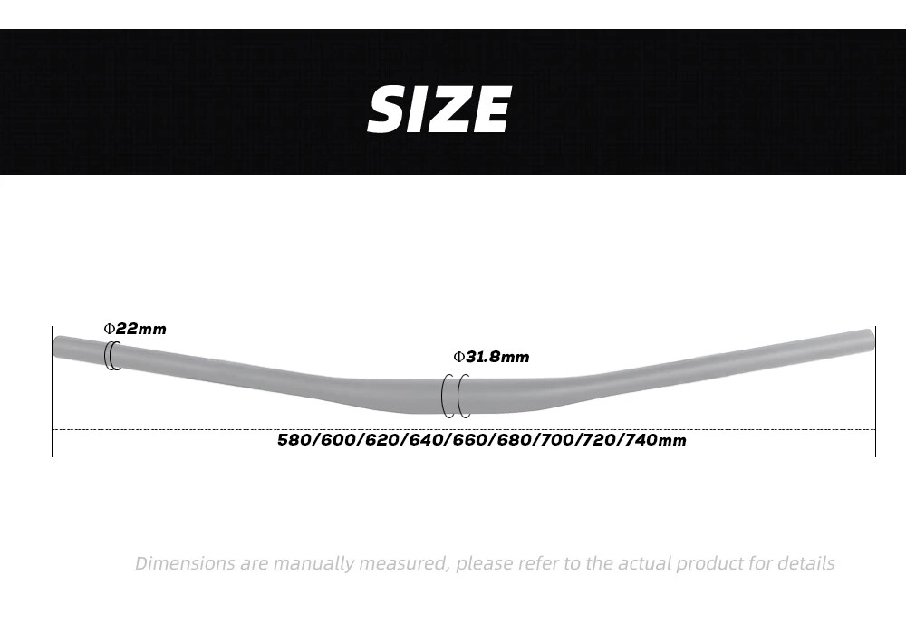 9 Degree Full Carbon Fiber XC Off-Road Racing Flat Handlebar Matte 580-740mm