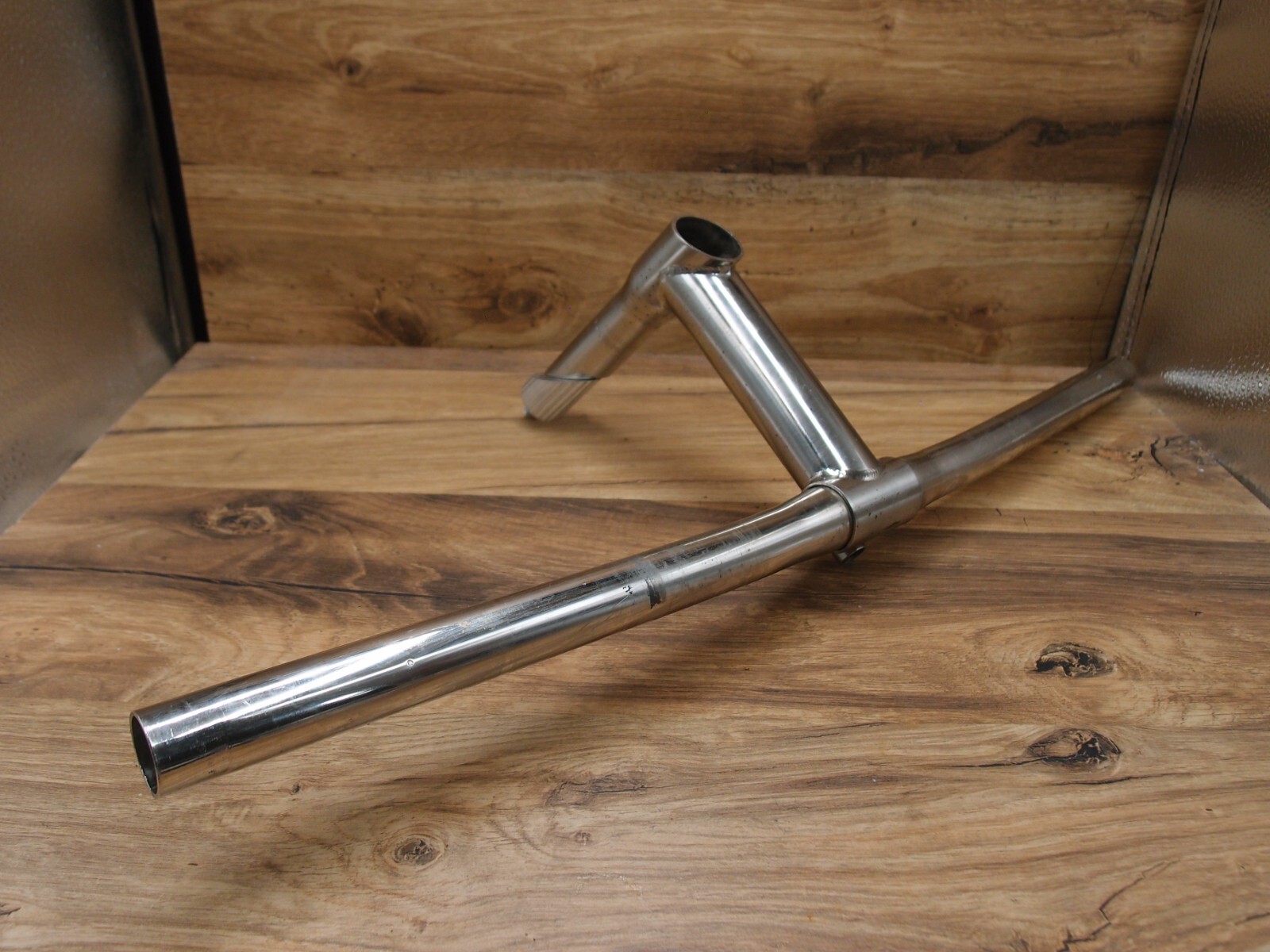 1990’s flat handlebar WH steel +steel CRMO quill stem 25.4 mm